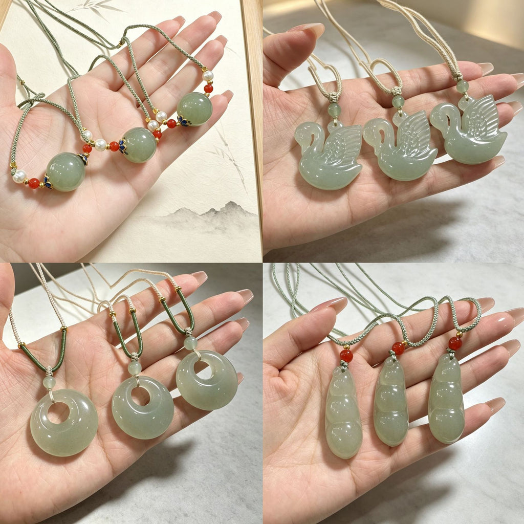 Pendentif aventurine naturel dans l'eau claire couleur