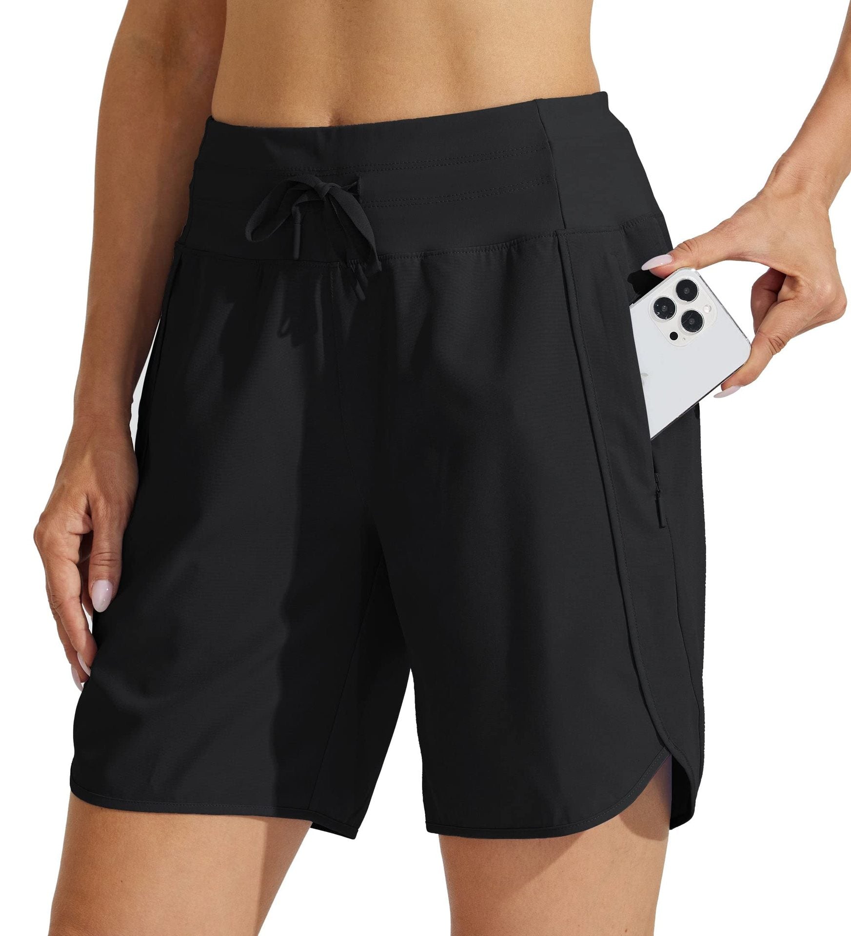 Sports pour femmes Courir Shorts occasionnels Exercice Randonnée Shorts de sport à haute portée