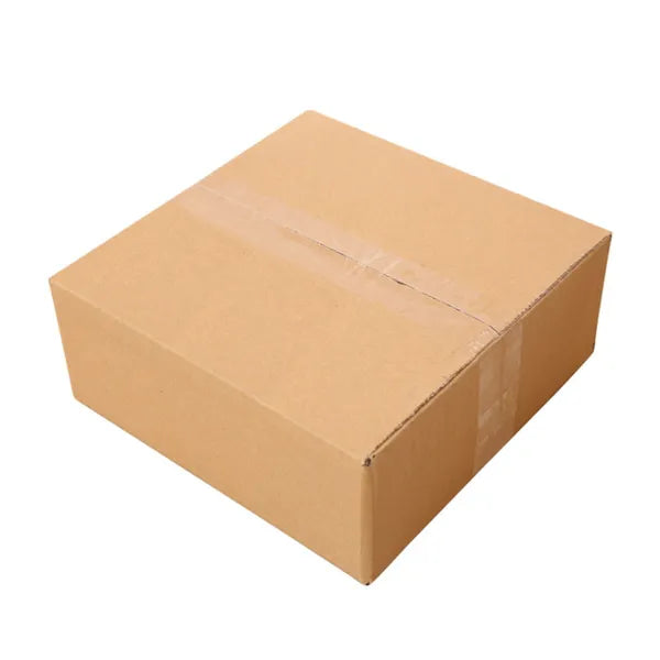 100 Boîtes en papier ondulé 6x4x2' - 15.2X10.2X5.1cm - Jaune