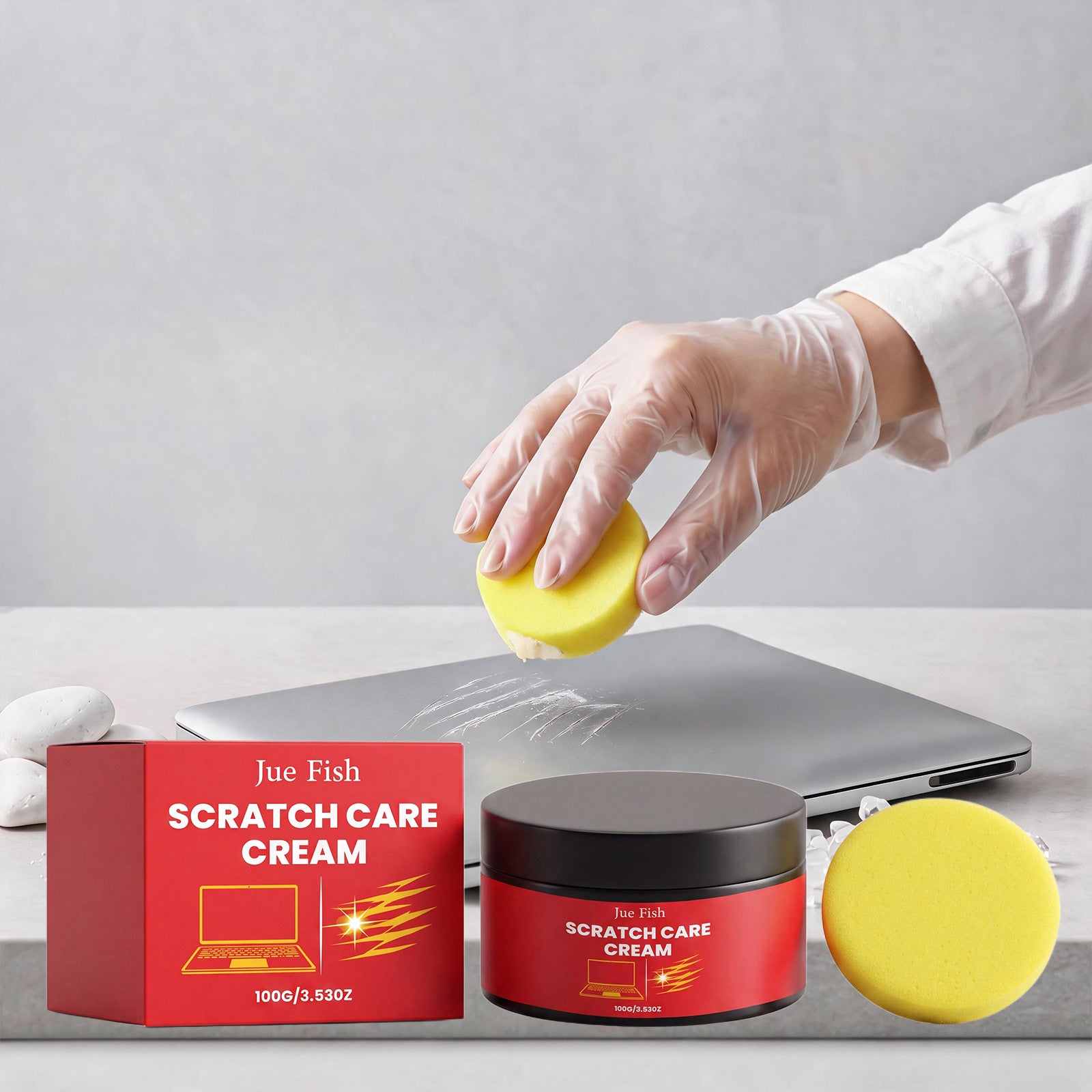 Pâte de réparation de scratch pour ordinateur portable