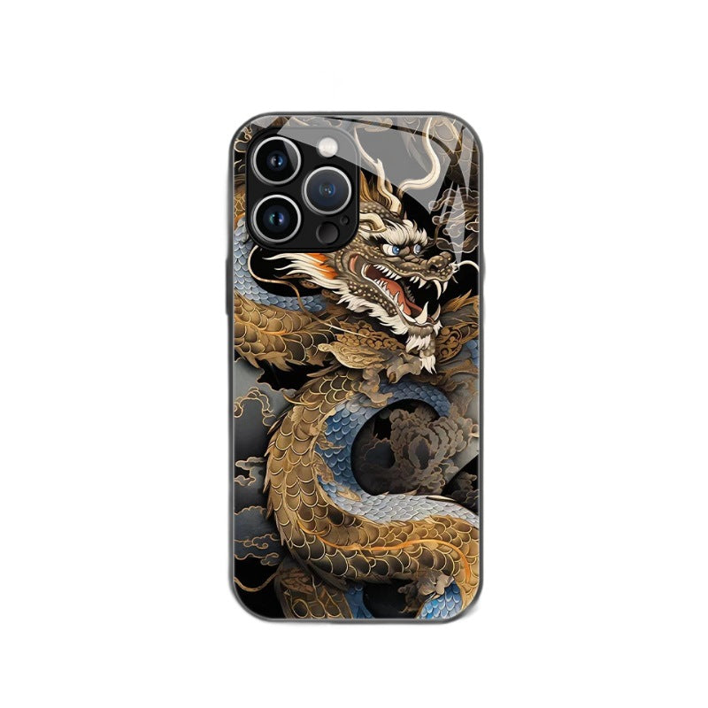 Chinese Dragon Phone Case Style ethnique avancé