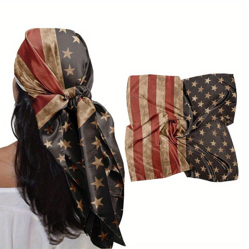Enveloppe de tête de bandeau d'écharpe carrée polyvalente
