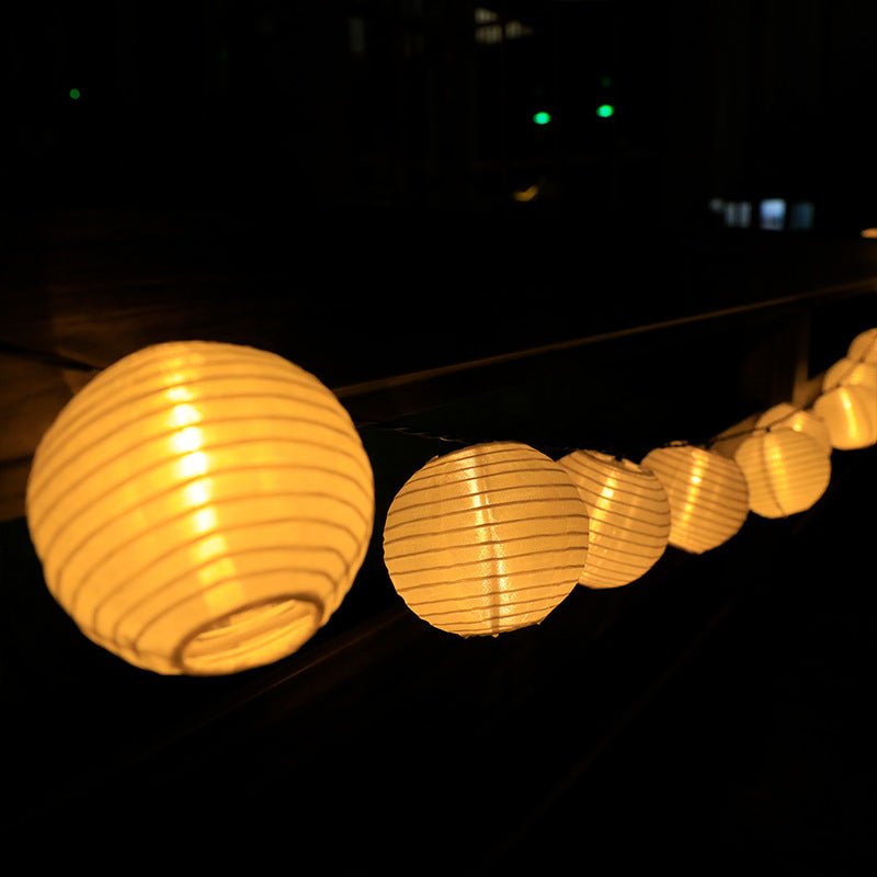 Led Fabric Lantern Énergie solaire