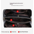 Sac d'épaule texturé à mi-âge