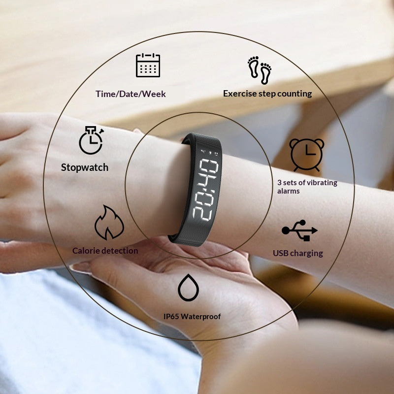 Smart Wristband round color screen sound screen