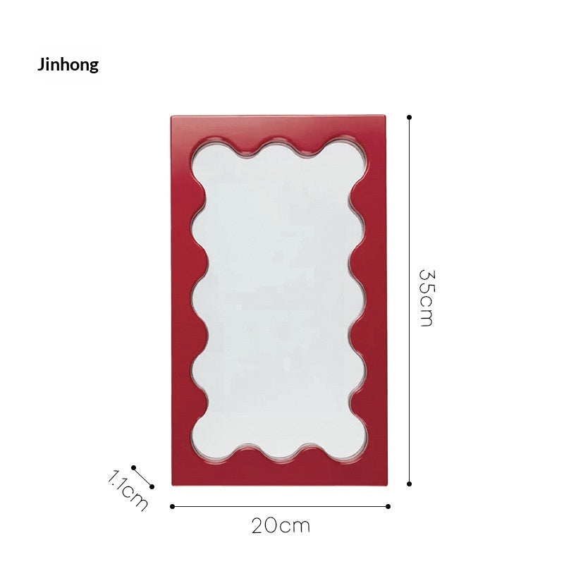Square Wave Pattern Vanity miroir mur miroir entrée miroir