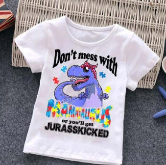 Garçons avec autisme T-shirt Puzzle Top