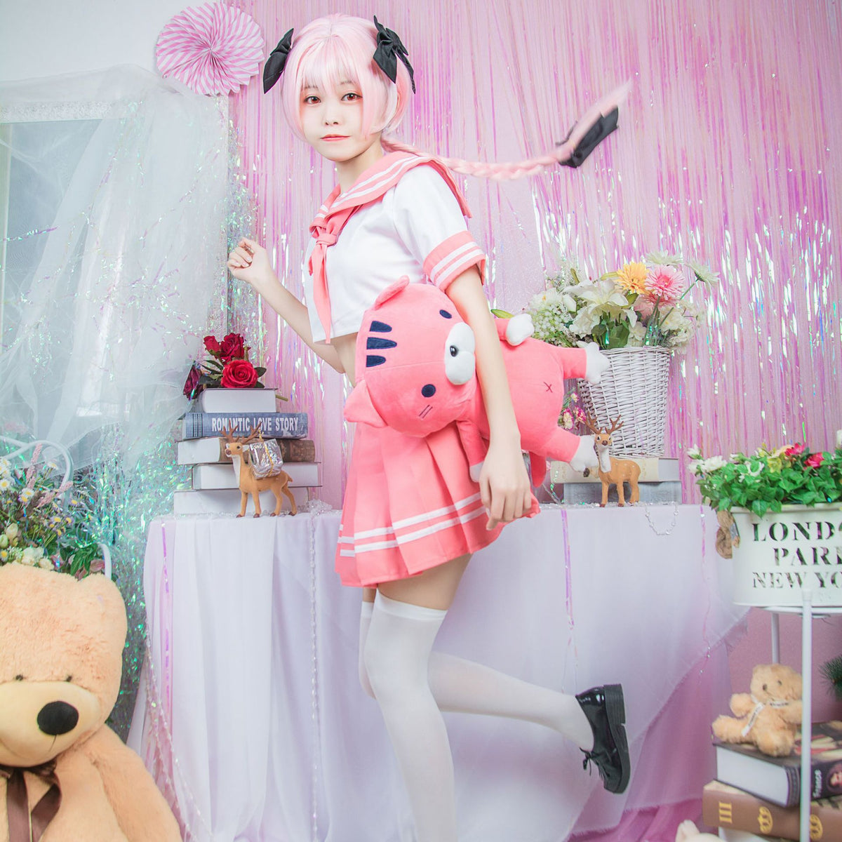 Mailor Suit Cosplay costume Fgo Wig Femmes Bigwig