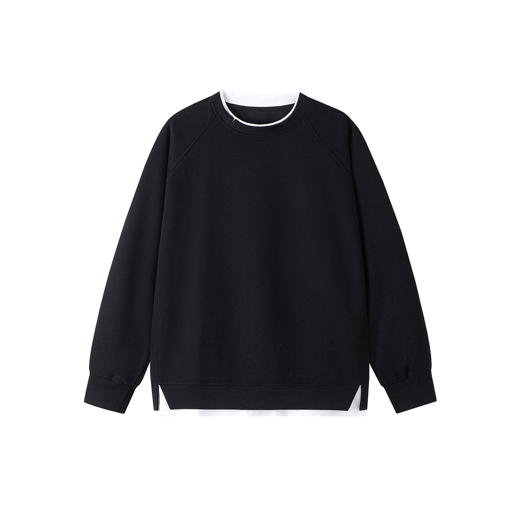Pull-over en col d'équipage pour femmes