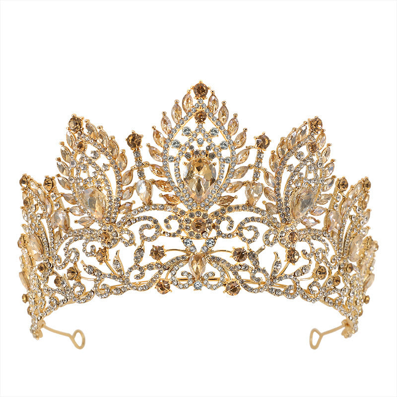 Cristal Crown Headdress Accessoire pour cheveux de mariée Style japonais et coréen haut de gamme