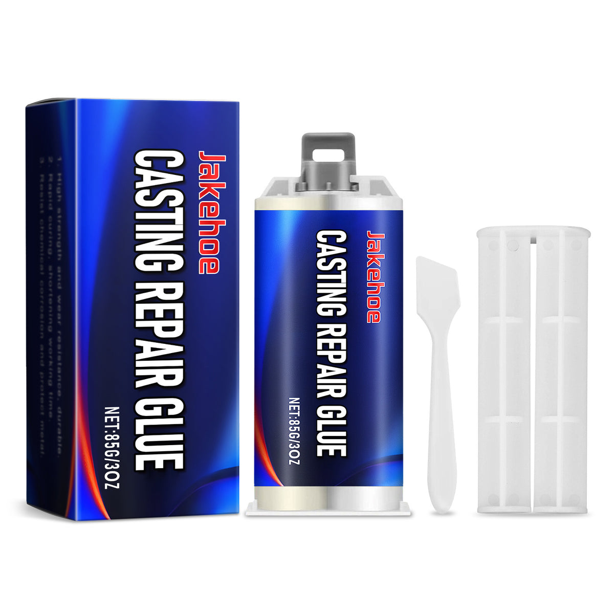 Jakehoe Casting Reparation Colle de qualité industrielle Casting Colle Ab Glue Reparation Agent Inox S