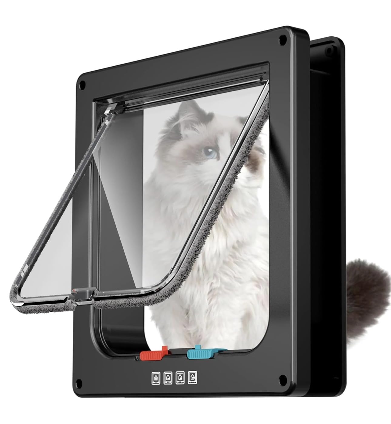 Porte de chat pour mur intérieur ou porte