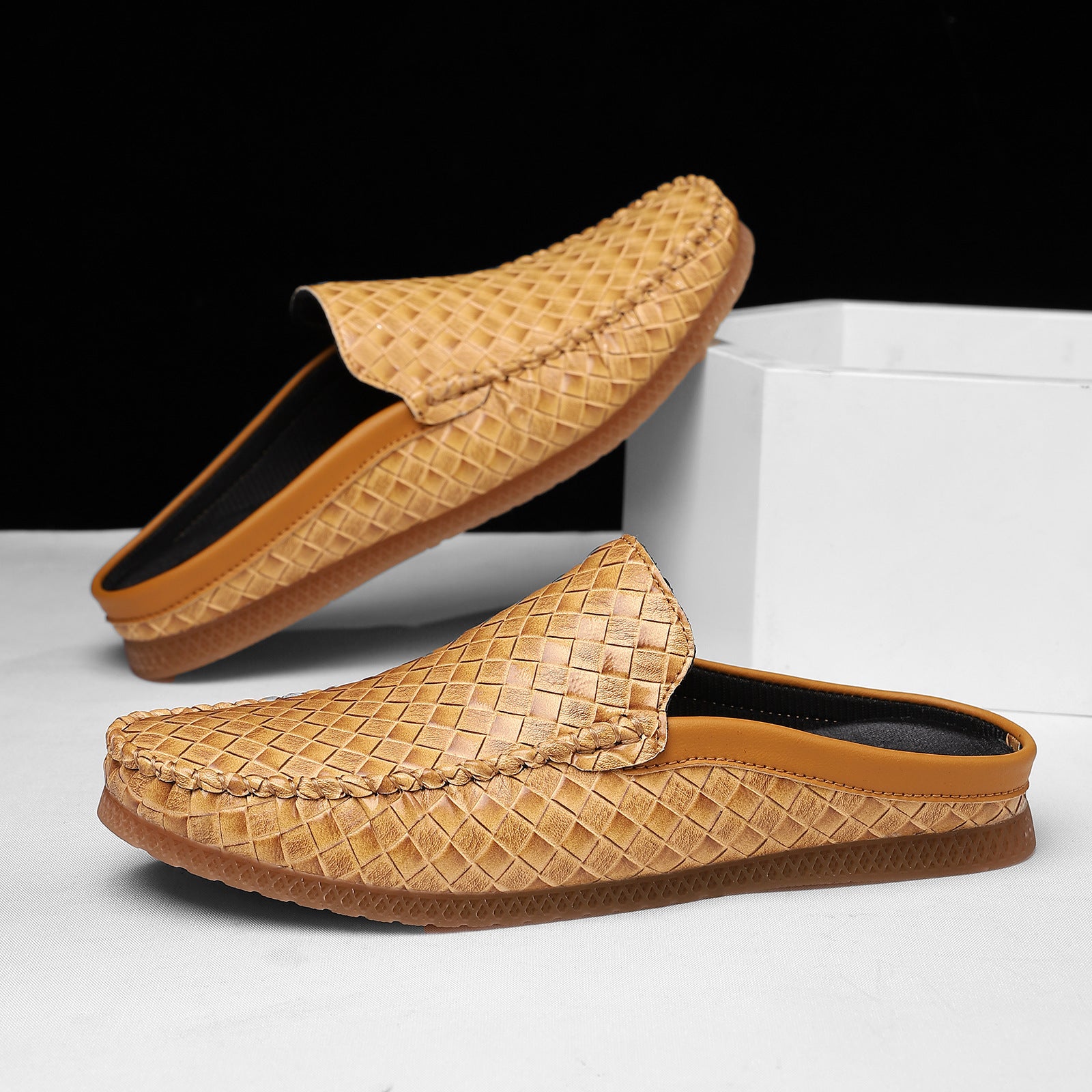 Hommes Outdoor orteil fermé demi-chaussons