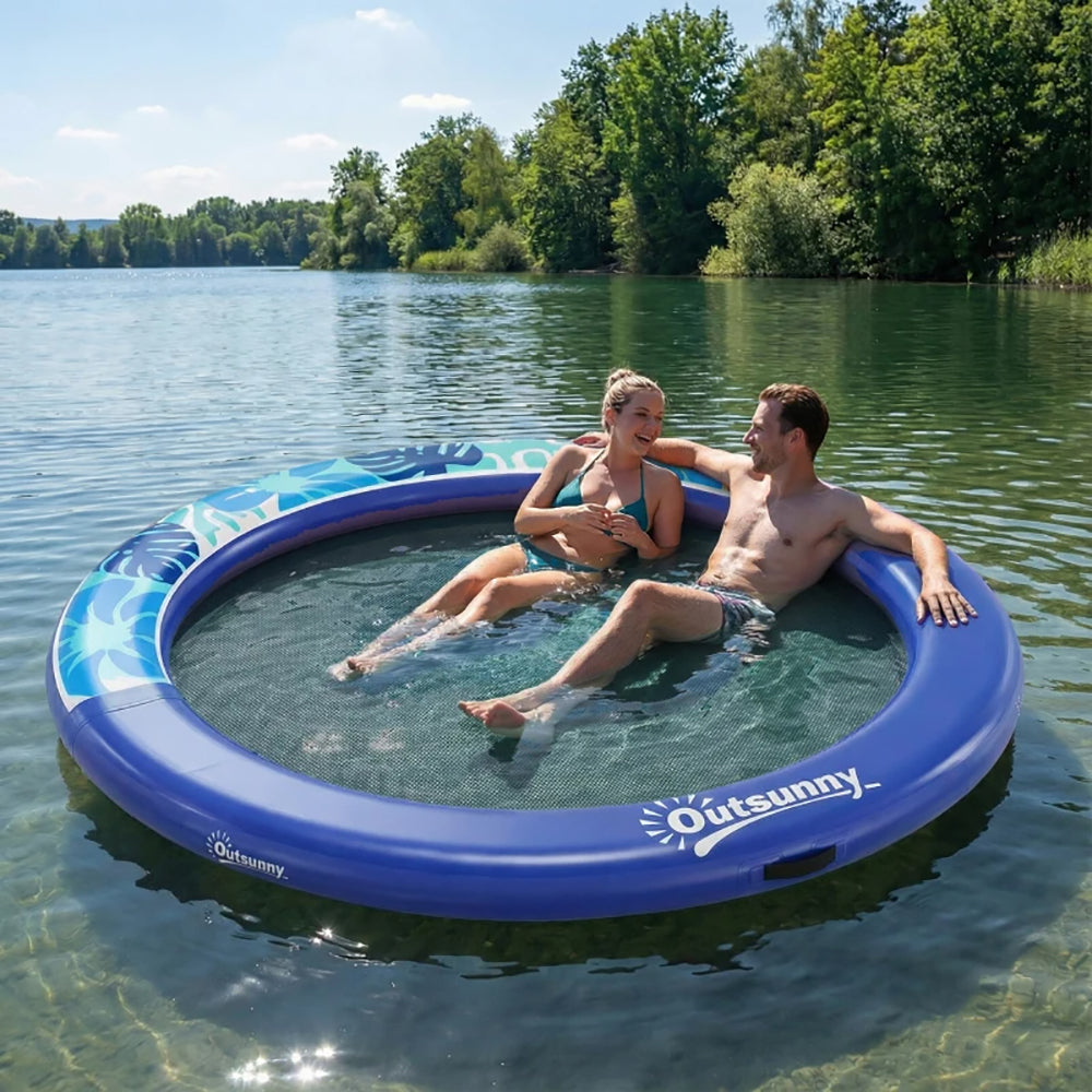 8FT Hamac gonflable anneau flottant