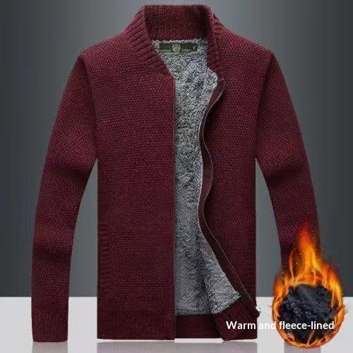 Chandail de cardigan épais pour hommes