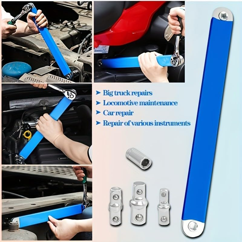 Ensemble de clés de socket d'extension - Outil d'impact offset