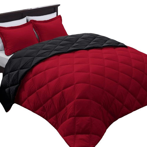 Five-Star Hotel Duvet Insert 200GSM Quilted Square Pattern All-Season Comforter