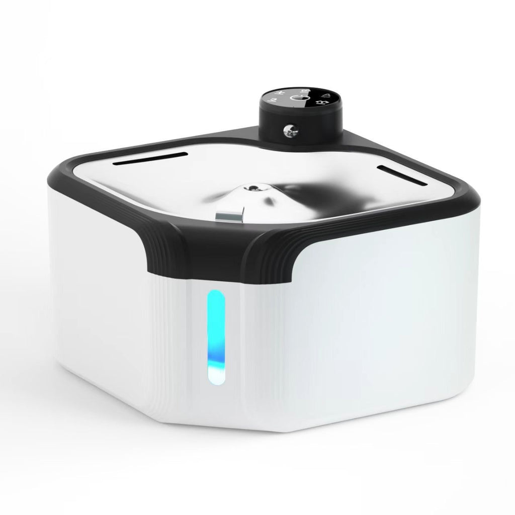 Distributeur d'eau pour animaux en acier inoxydable Induction sans fil Sortie d'eau automatique