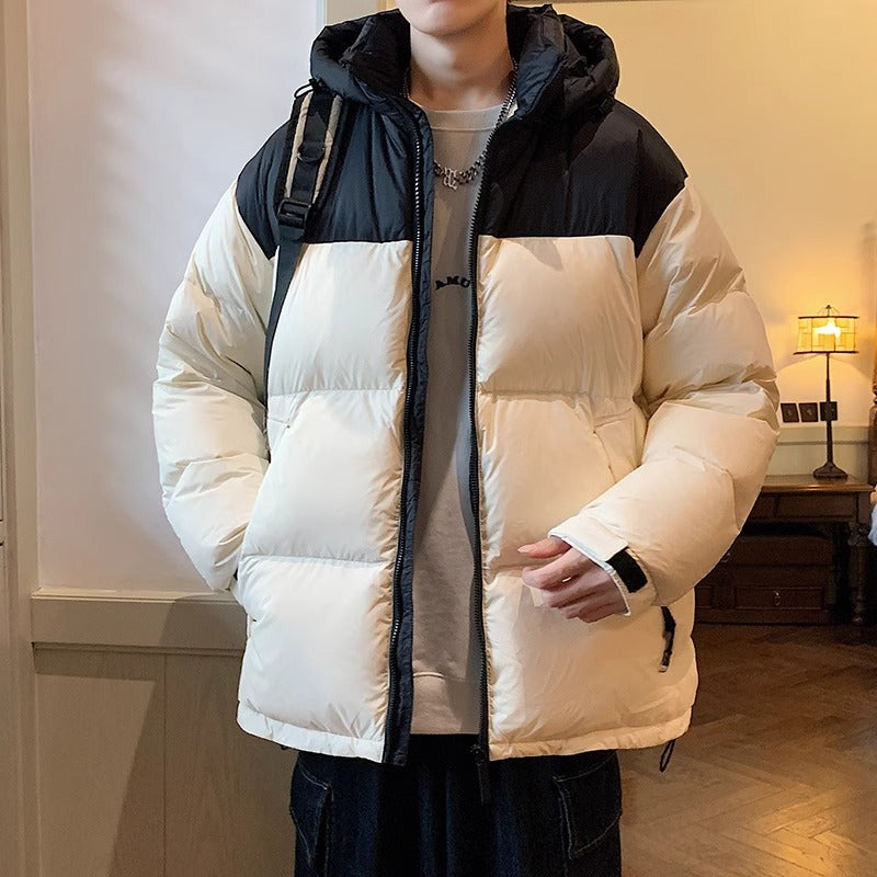 Manteau d'hiver épaissé chaud et souple pour hommes