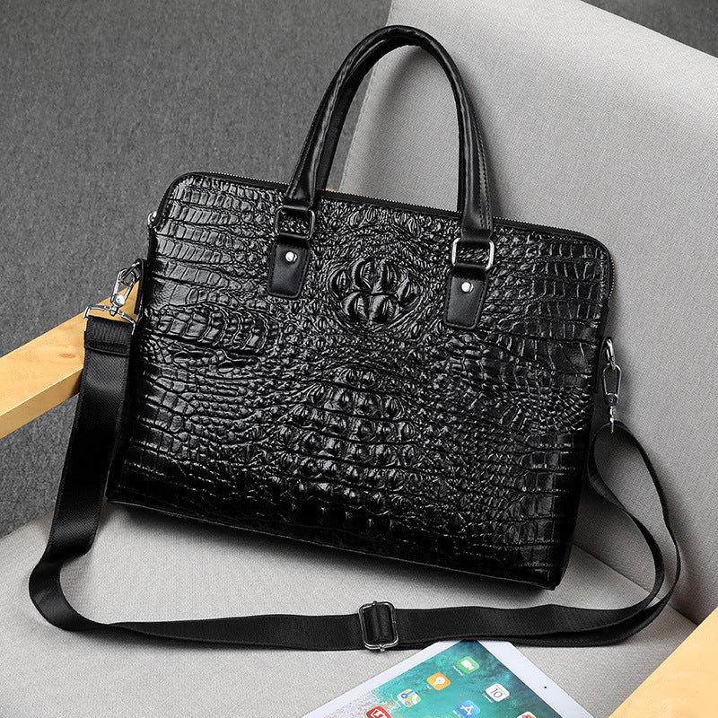 Sac à bandoulière pour homme modèle Crocodile Business