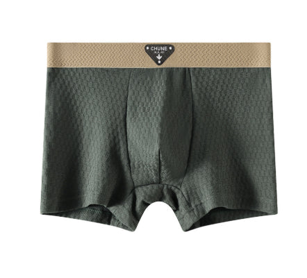 Sous-vêtements en soie de glace pour hommes Fashion Sport Boxer