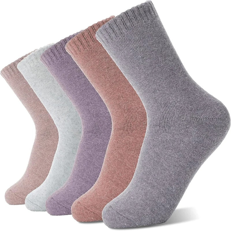 Chaussettes à tube en cachemire épaissies de laine chaude unisexe à froid