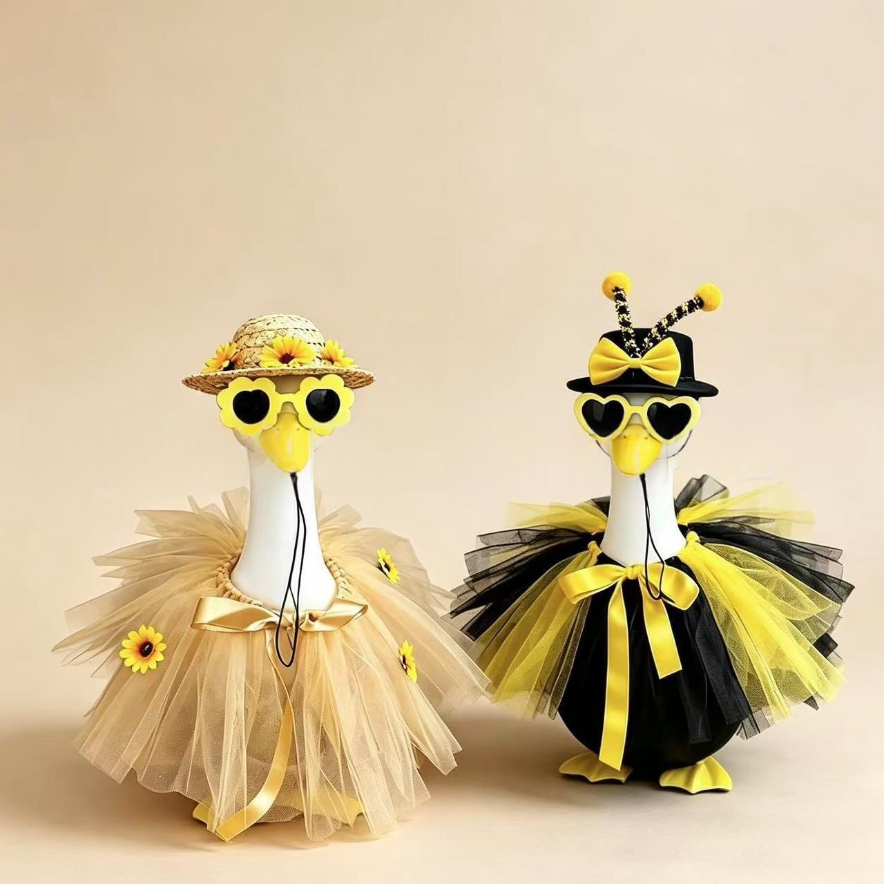 Robe de costume d'Oie du porc et du tournesol