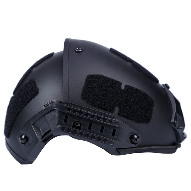 Équipement de terrain tactique casque de protection couleur solide