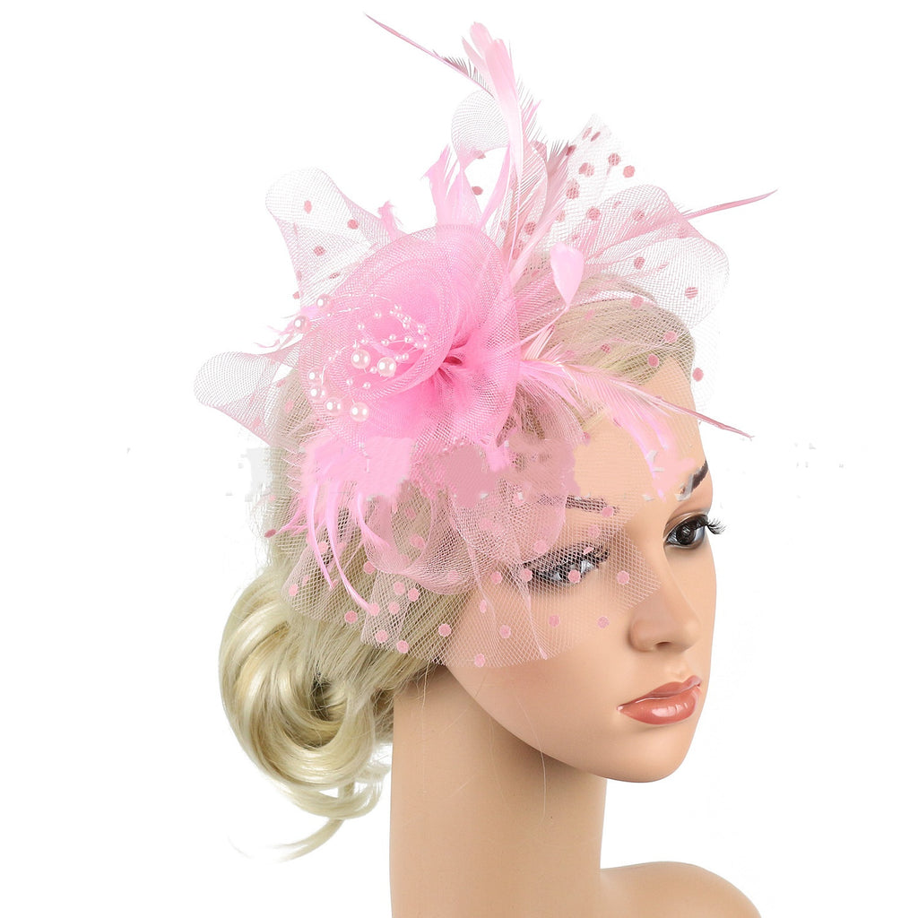 Vêtements de tête Accessoires pour cheveux de mariée Mesh Billycock Bandeau
