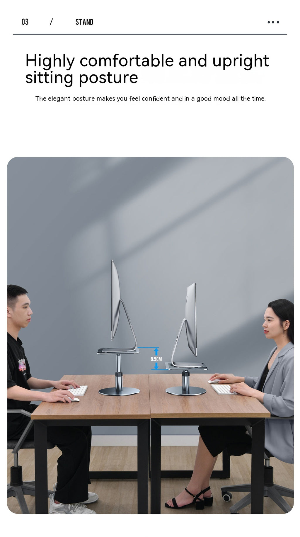 Support de refroidissement pour ordinateur portable pliant mobile