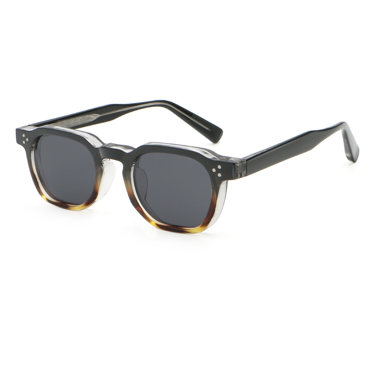 Lunettes de soleil vintage carré épaisses pour hommes femmes