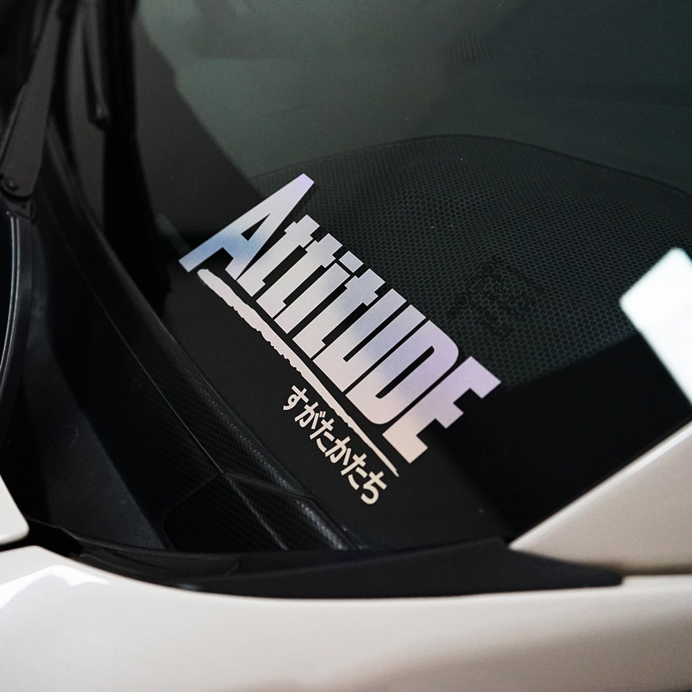 Personnalité JDM Jouer Voiture Attitude Corps Fenêtre Décoration Voiture Stickers Reflective Waterproo