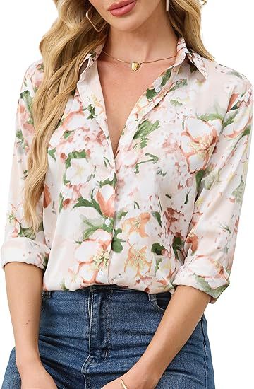 Chemise Top Col V imprimé en 3D