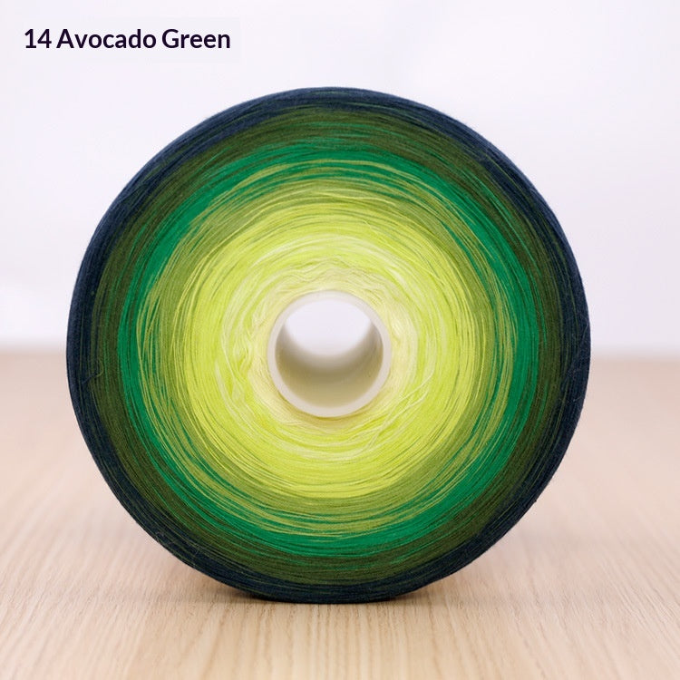 1500-gram GradientTwist-free Cake Fil Ball pour tricoter à la main et crochet Blankets