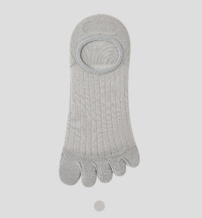 Chaussettes de bateau respirantes à cinq doigts en coton Modal