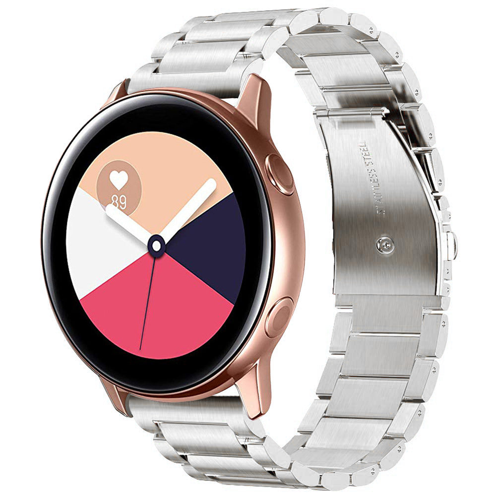 Montres en acier inoxydable Bracelet en métal à trois perles