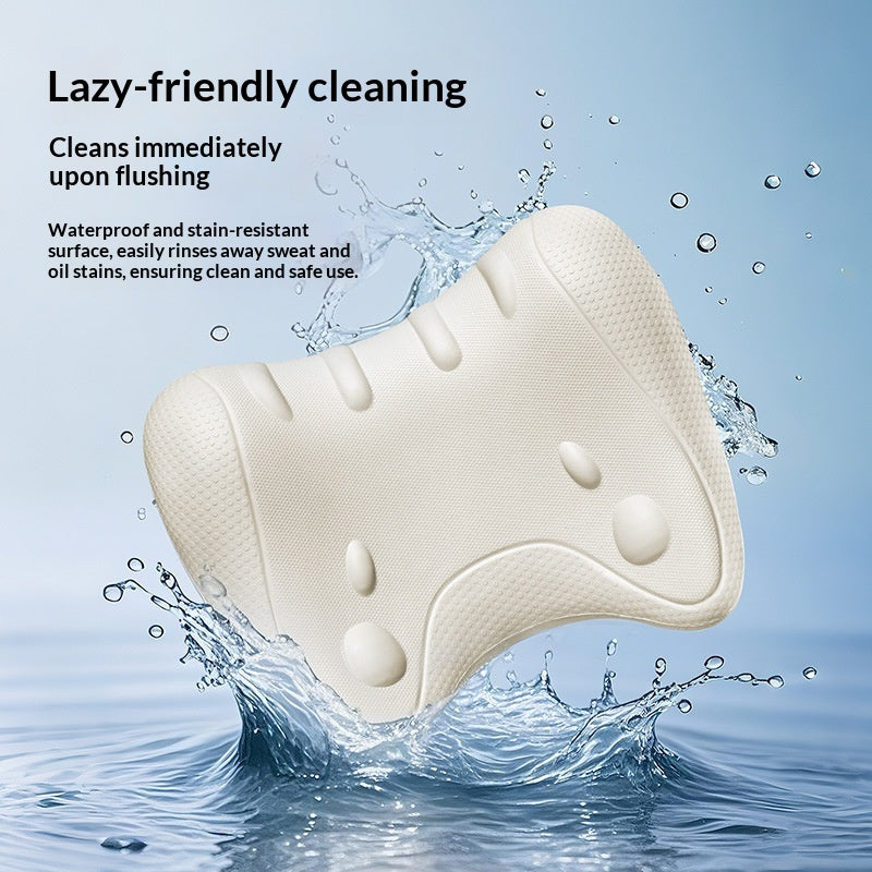 Processus d'expansion de la mousse de relaxation de cou de massage cervical