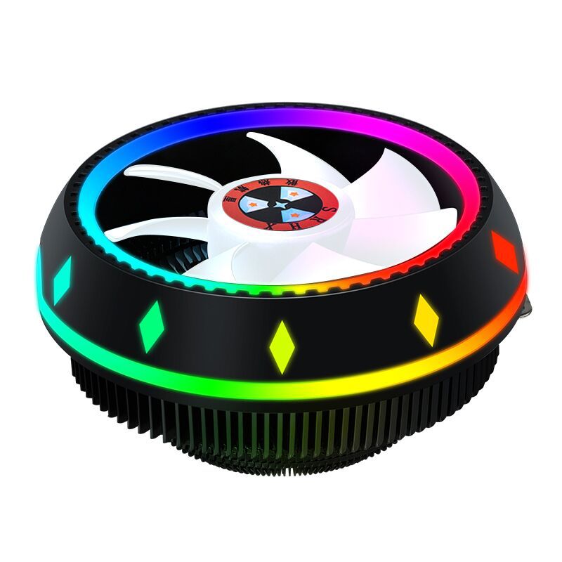 Silent RGB LED Air CPU refroidisseur ventilateur ordinateur de bureau chauffage Radiato Colorful refroidissement pour 1