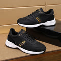 Sneakers en cuir de mode en plein air pour hommes