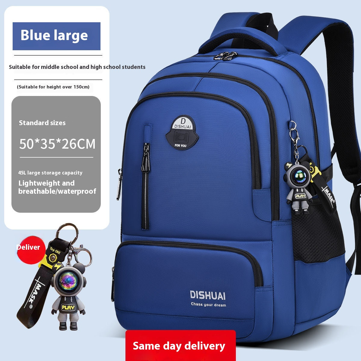 Sac à dos pour garçons grande capacité légère