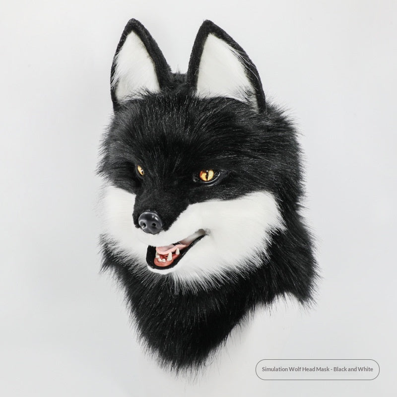 En peluche Fox Headgear Cosplay Prop