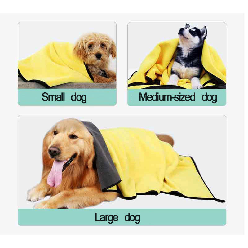 Serviette absorbante pour animaux de compagnie
