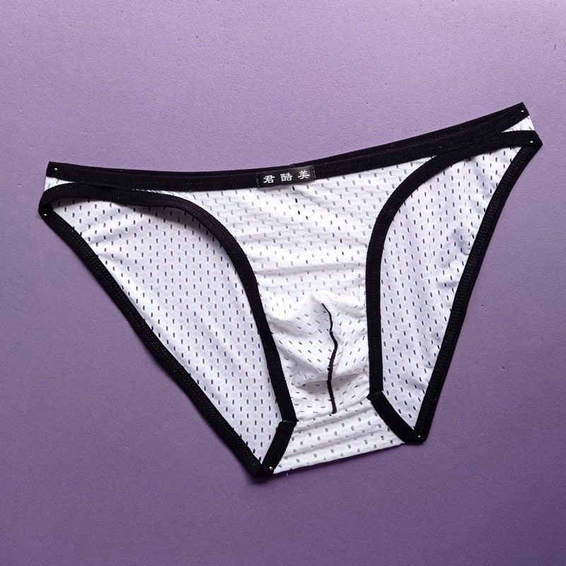 Sous-vêtements respirants à basse taille à basse taille pour hommes