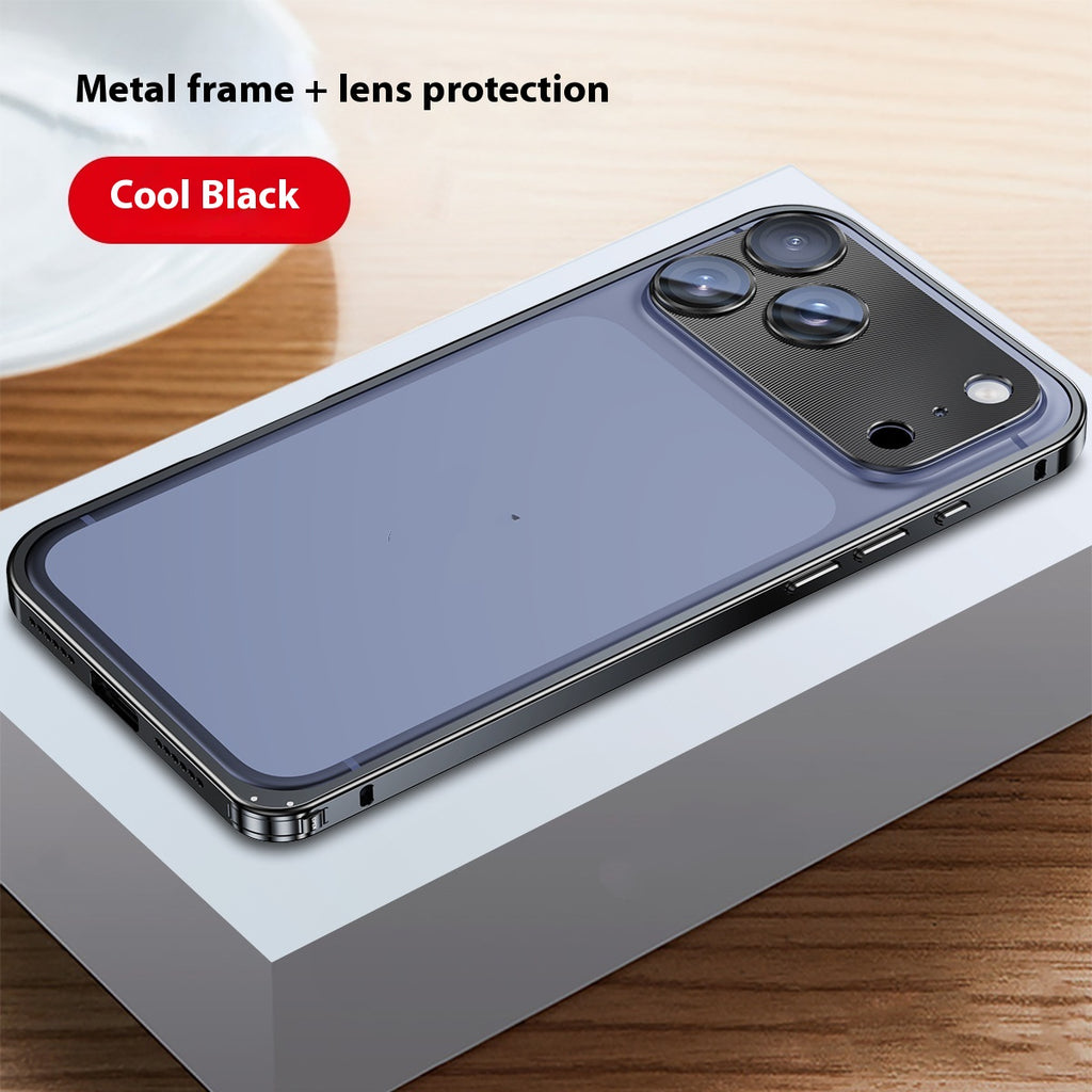 Applicable metal frame phone case protection