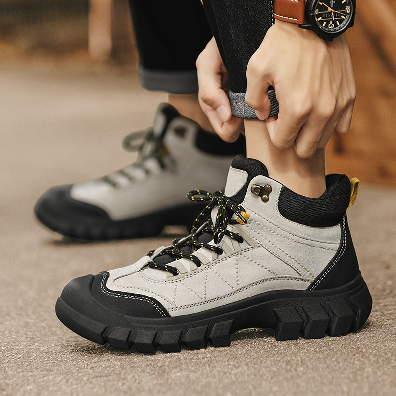 Chaussures Homme Automne Hiver Haut-Haut Randonnée et Bottes d'alpinisme
