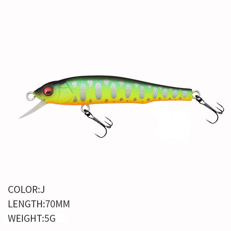 Submergé Mino Dummy Bait Horse Mouth Up