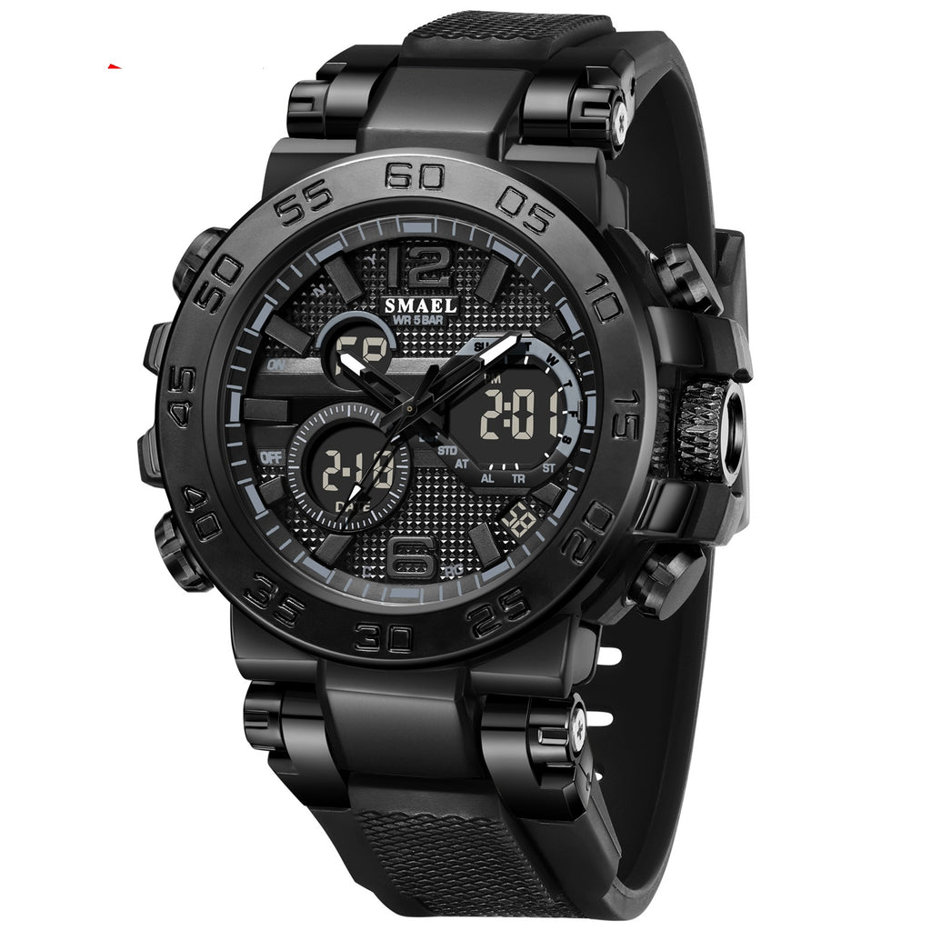 SMAEL Montre électronique Quartz pour hommes exquise et élégante