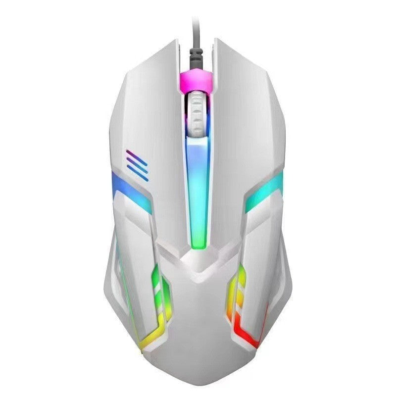 Câblé Lumineux E-sports Bureau Souris informatique