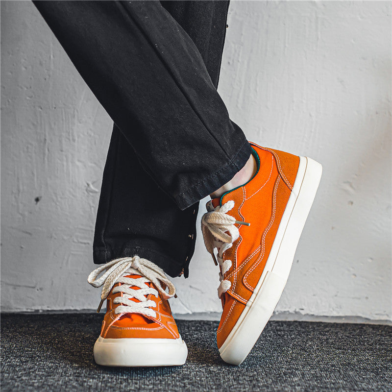 Chaussures Homme Toile Respirante Baskets polyvalents Casual Chaussures Étudiantes