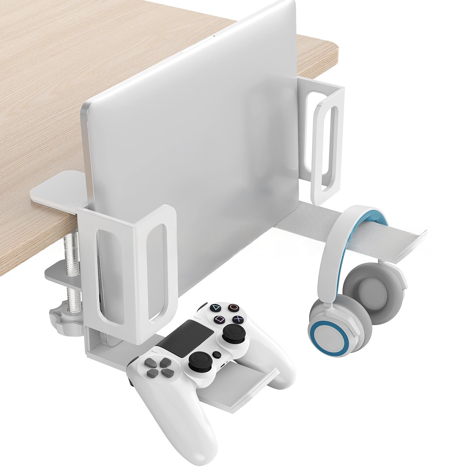 Support de refroidissement d'ordinateur portable latéral multifonctionnel non perçant